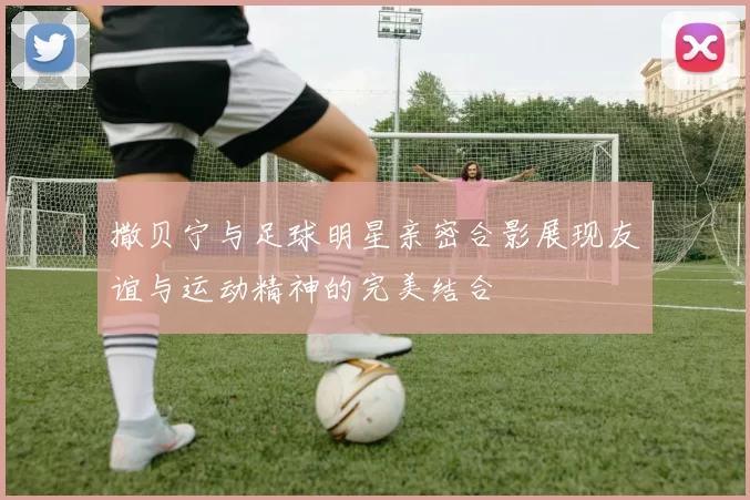 撒贝宁与足球明星亲密合影展现友谊与运动精神的完美结合