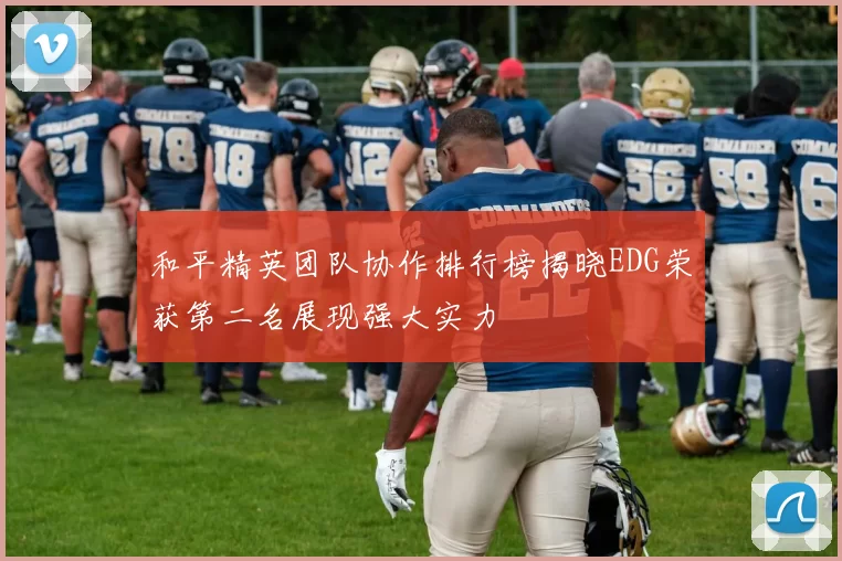和平精英团队协作排行榜揭晓EDG荣获第二名展现强大实力